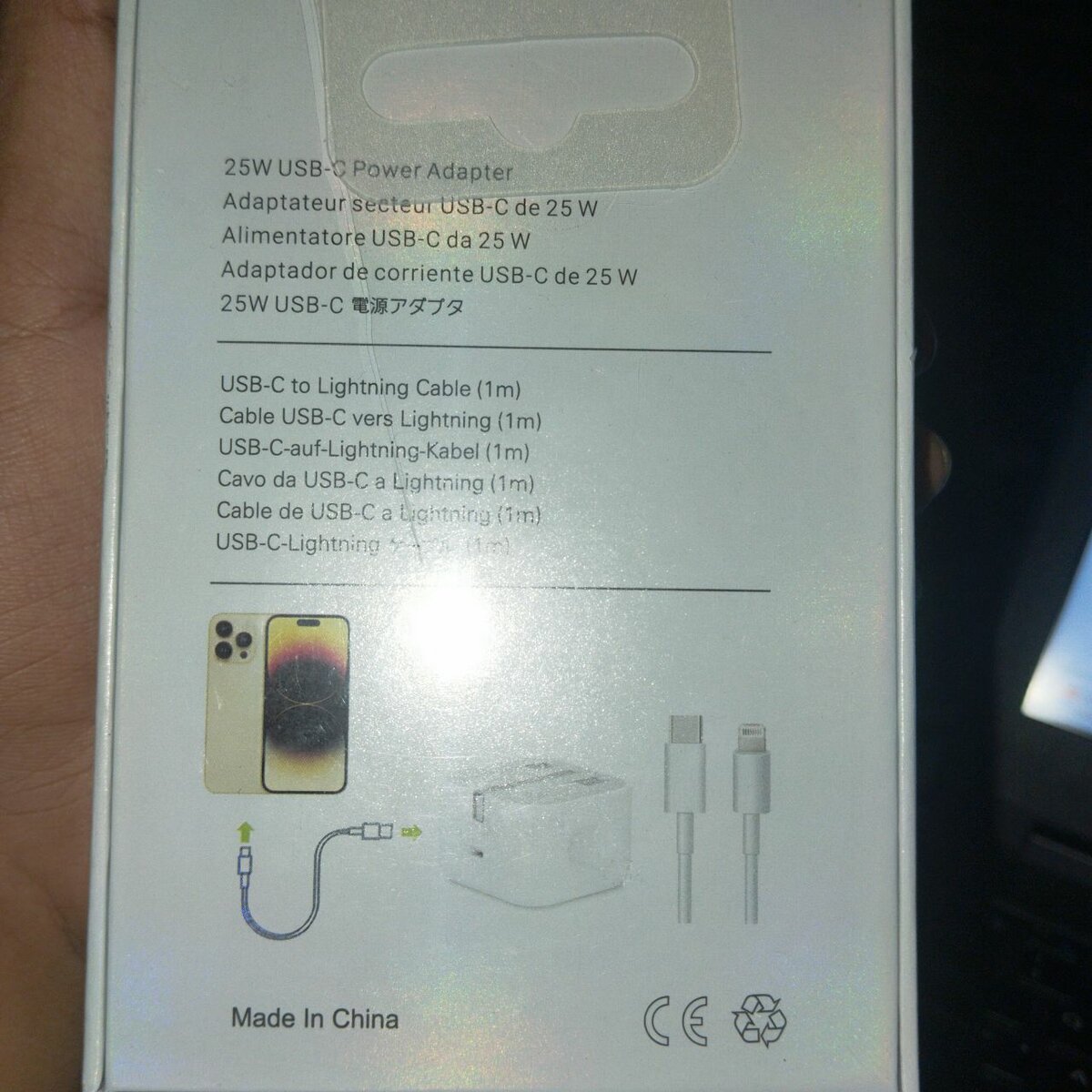 25W iPhone charger