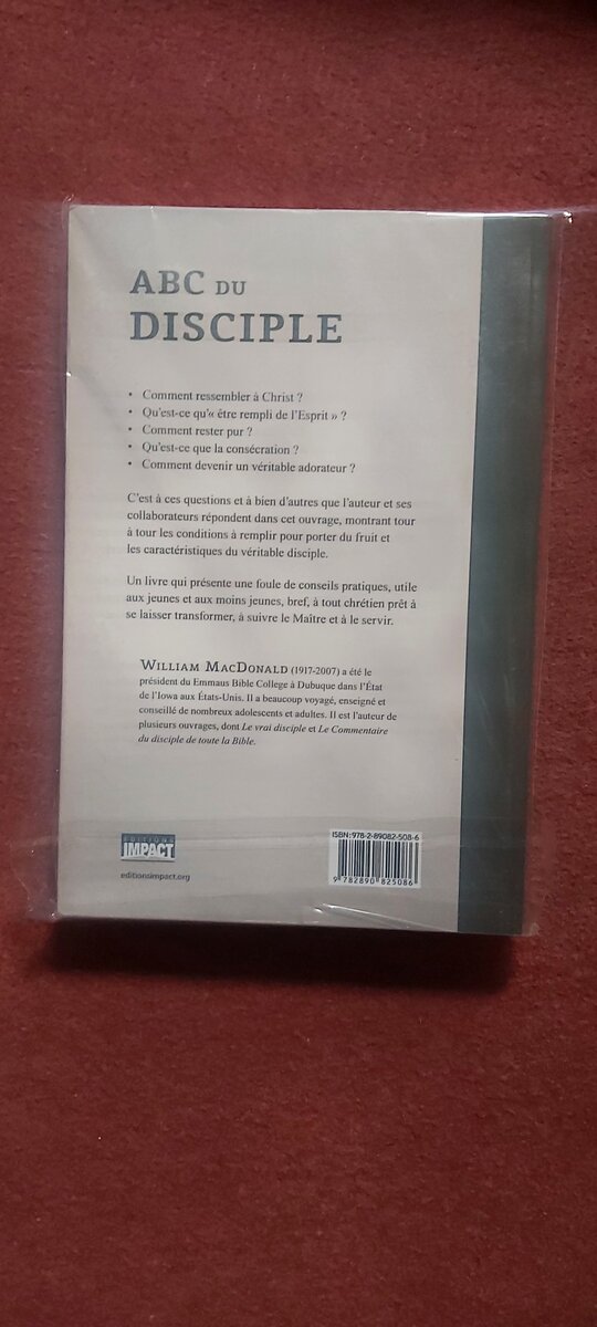 Livre ABC du Disciple