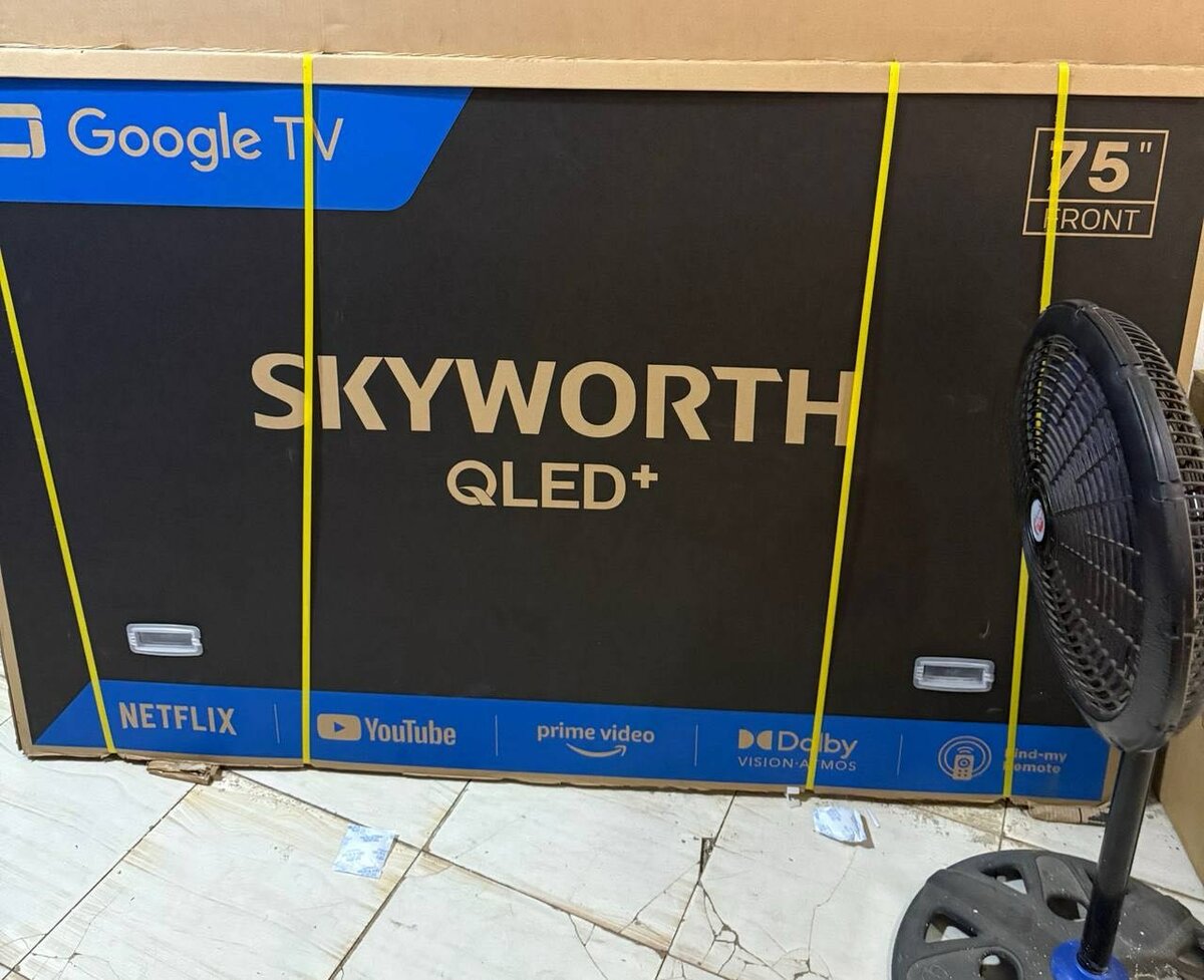 SKYWORTH 75 INCH UHD SMART ANDROID 4K FRAMELESS