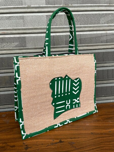 Sac en toile chic ethnique