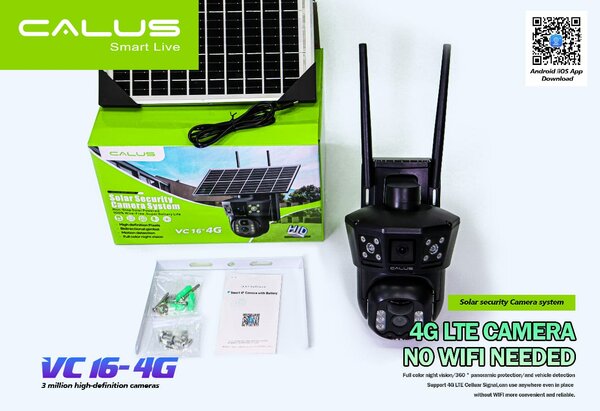 Caméra de sécurité 4G LTE solaire