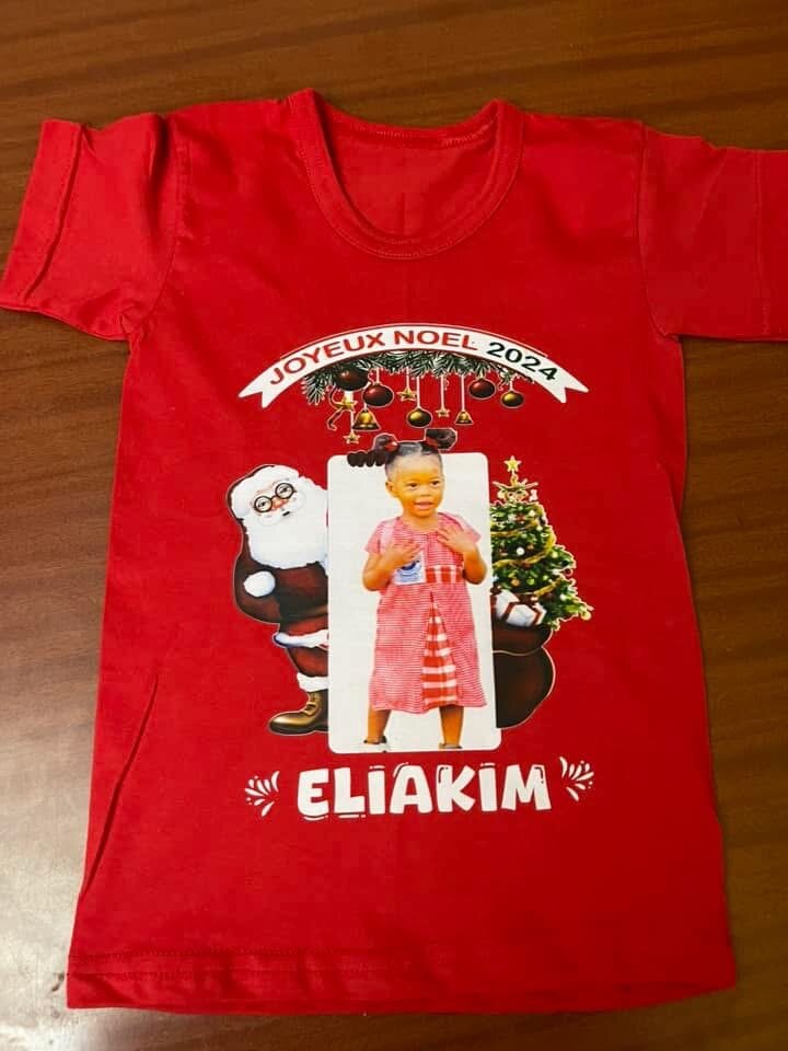 T-shirts de Noël personnalisés