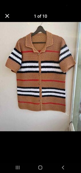 Men's Crochet Shirts