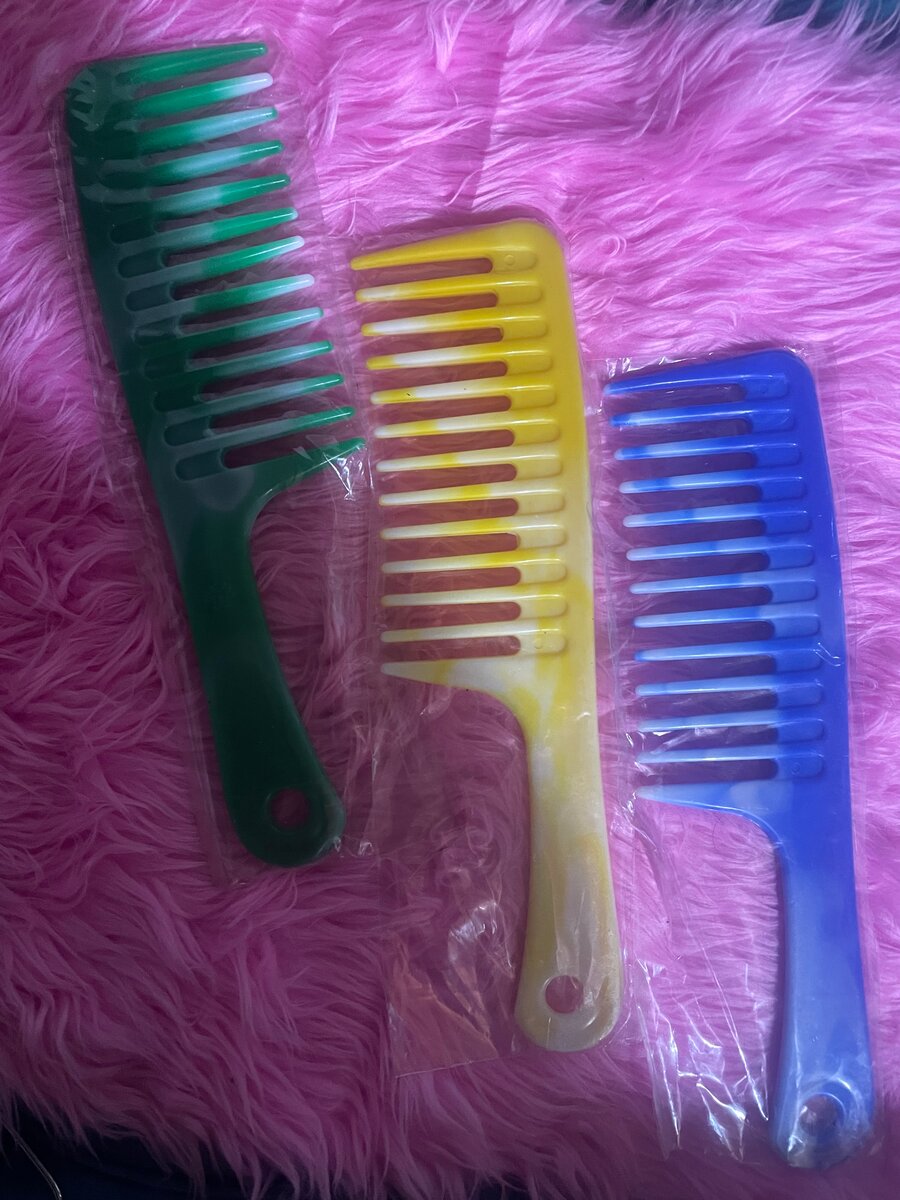 Vibrant Hair Styling Comb Set