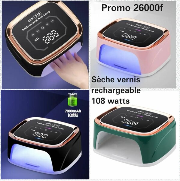 Sèche vernis Rechargeable 108 watts