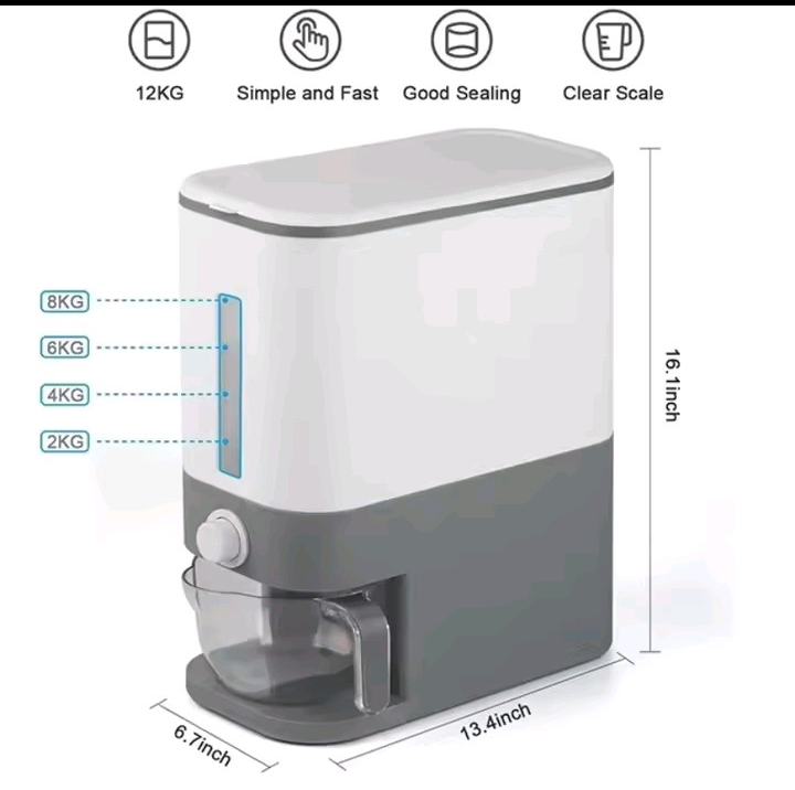 Distributeur Céréales 12KG