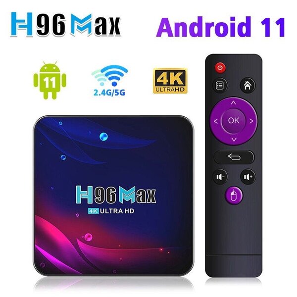 Android 11 TV Box 4Go+32Go