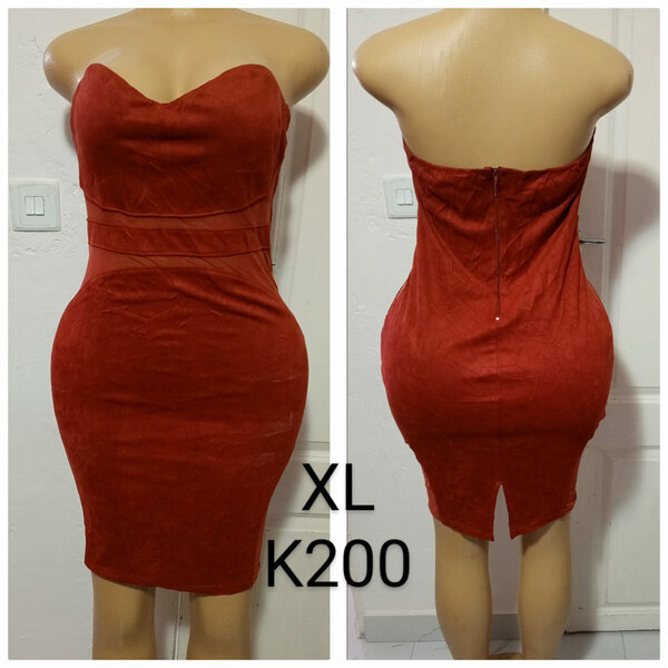 Women's Red Sleeveless Dress, size XL