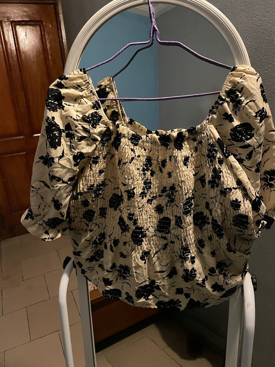 Blouse fleurie féminine