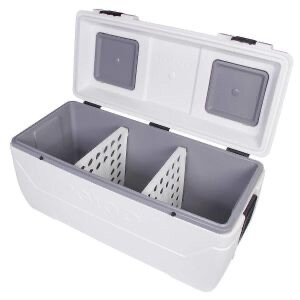 Igloo Ice Chest Cooler 165Q - White/Grey
