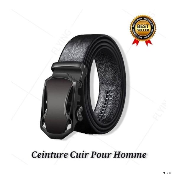 Ceinture en cuir pour homme