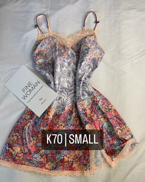 Beautiful Women's Pajama Dress with floral print