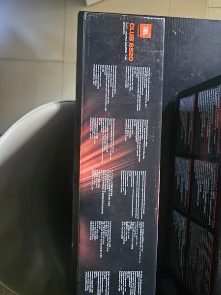 JBL club 6520     6 -1/2 inch   coaxial car speakers