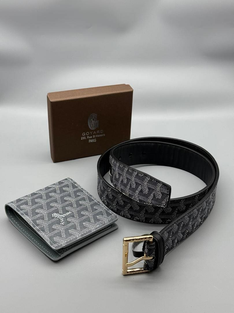 Goyard pocket Wallet with belt