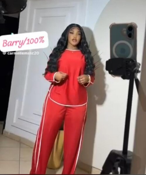 Pyjama confortable rouge