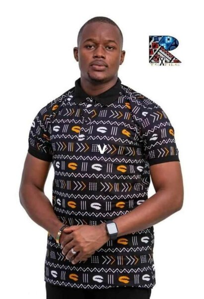 Polo tendance imprimé ethnique