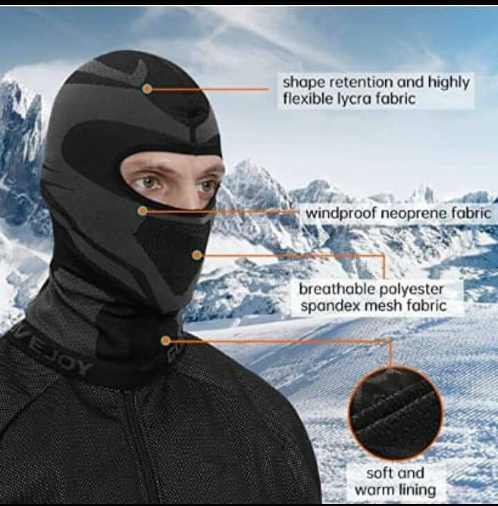 CAGOULE D'HIVER MASQUE FACIAL*