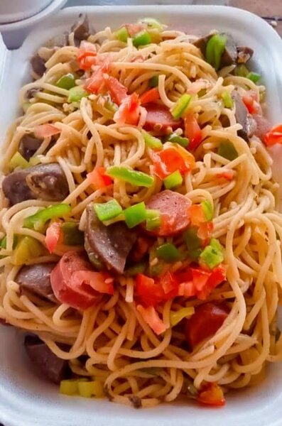 Spaghettis aux rognons