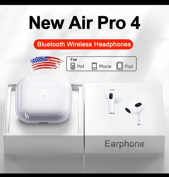 New Air Pro 4 Bluetooth Earbuds