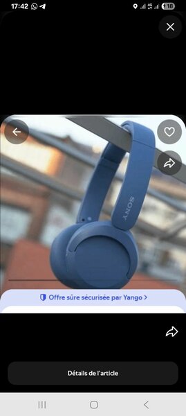 Casque Audio Bluetooth Sony