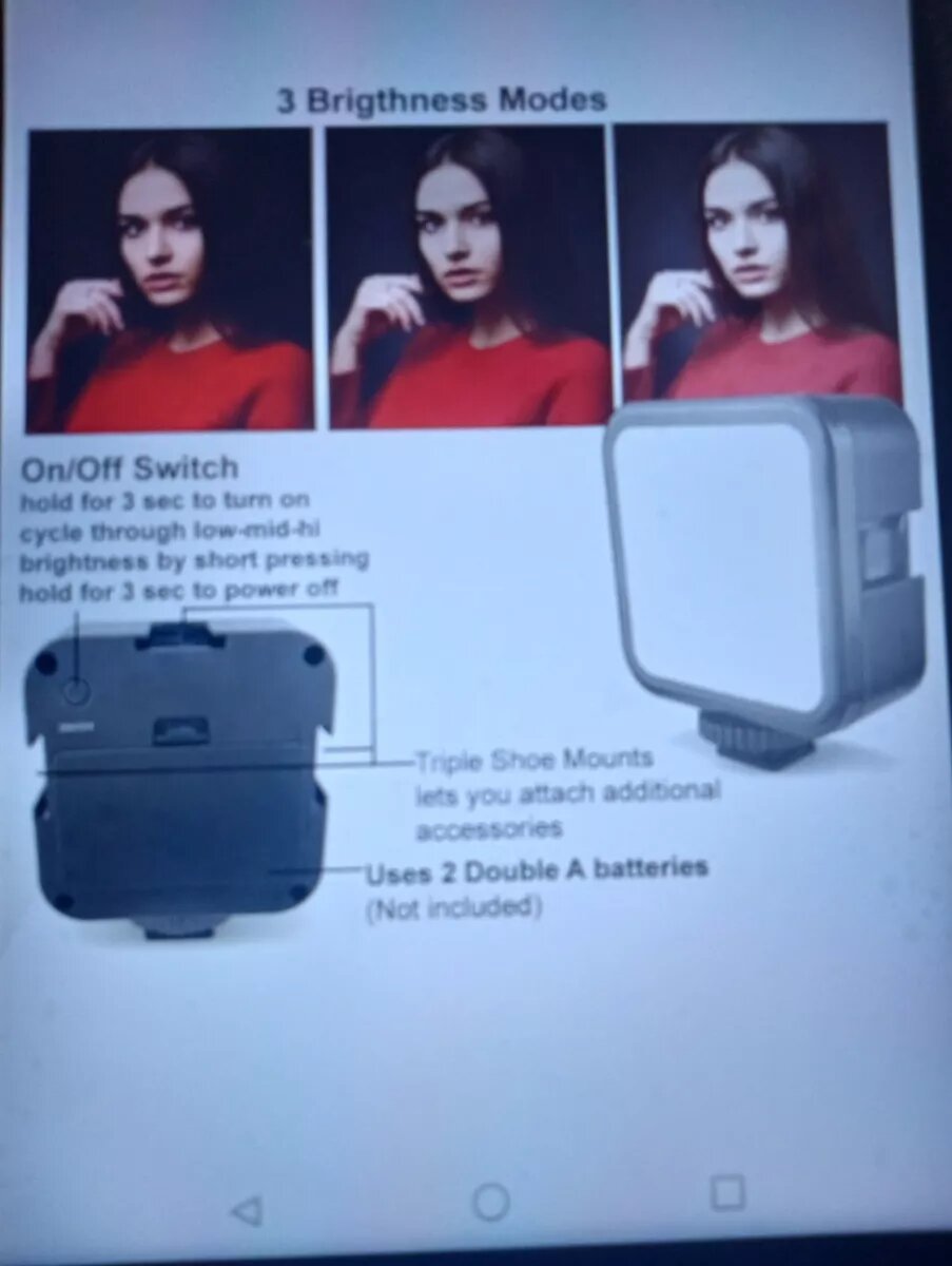 Smartphone Vlogging Set Video Kit With Tripod Microphone LED