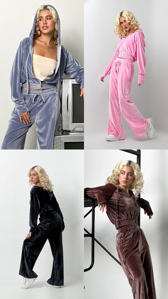 Велюровые костюмы (тройки)