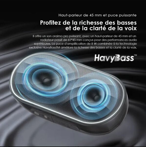 Enceinte Bluetooth Oraimo Bass