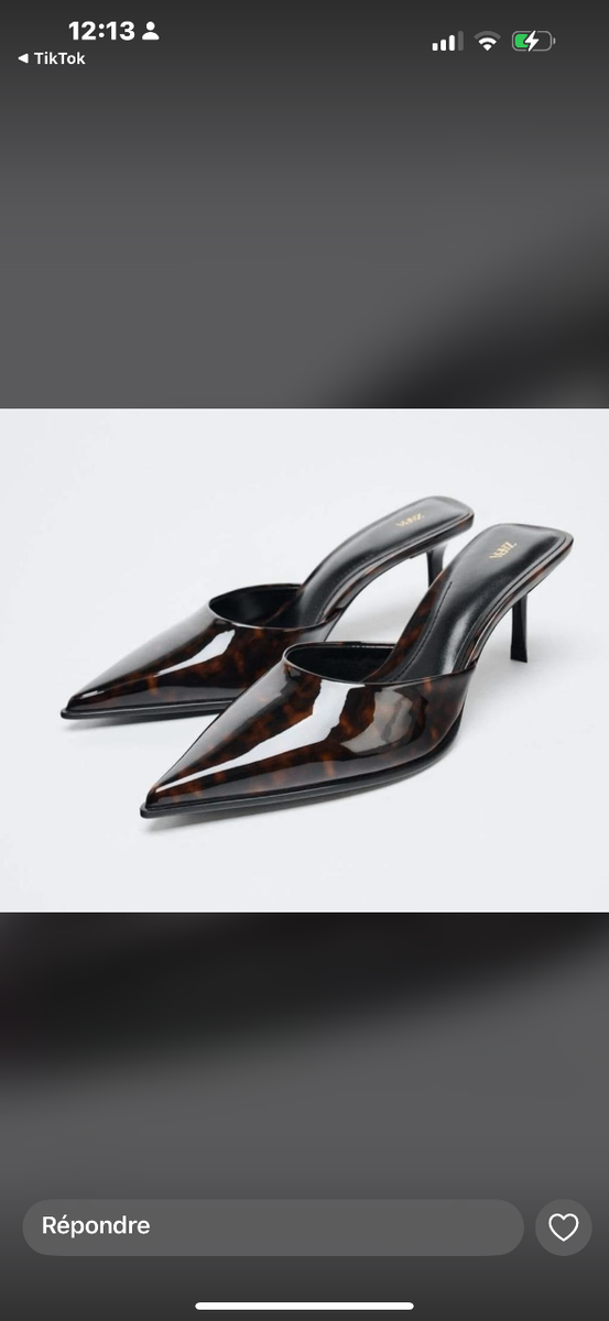 Mules à talons élégantes