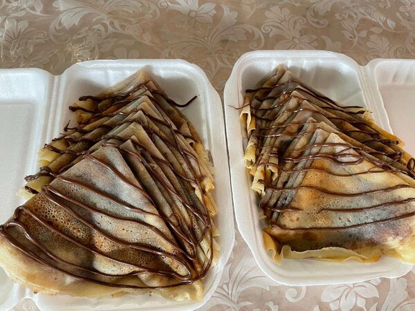 Des crêpes au Nutella