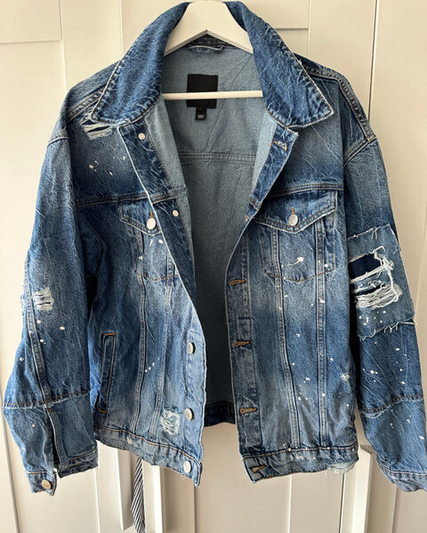 Veste en jean décontractée
