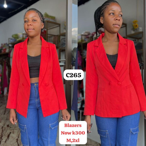 Beautiful, stylish and high-quality women's blazer red