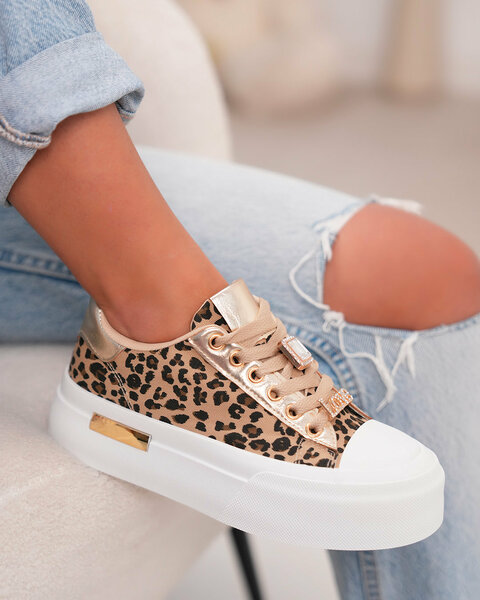 Baskets Léopard Glamour