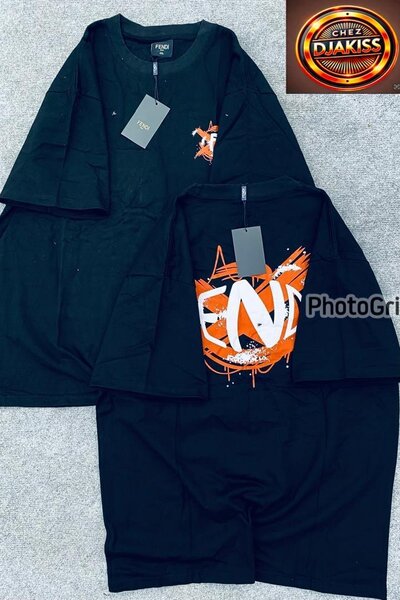 T-shirt noir streetwear