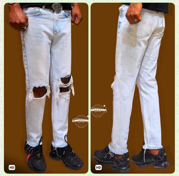 Jean déchiré homme casual