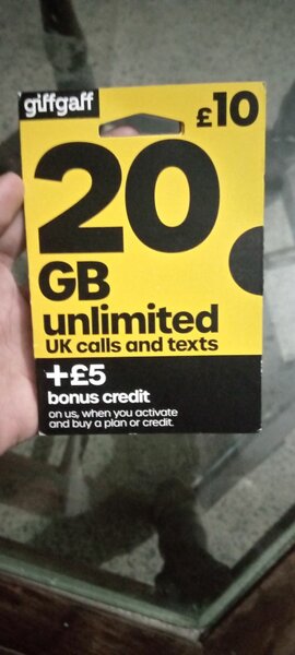 UK Physical SIM Card