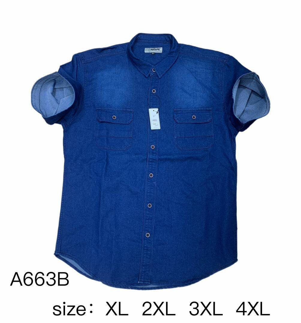 Chemise Jean Homme Grande Taille