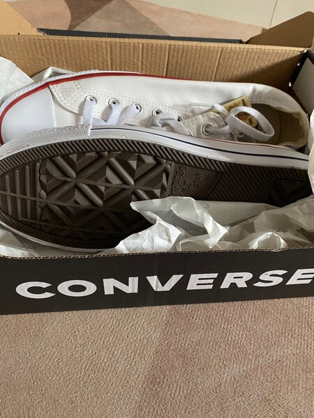 LEATHER h WHITE ALL STAR CONVERSE