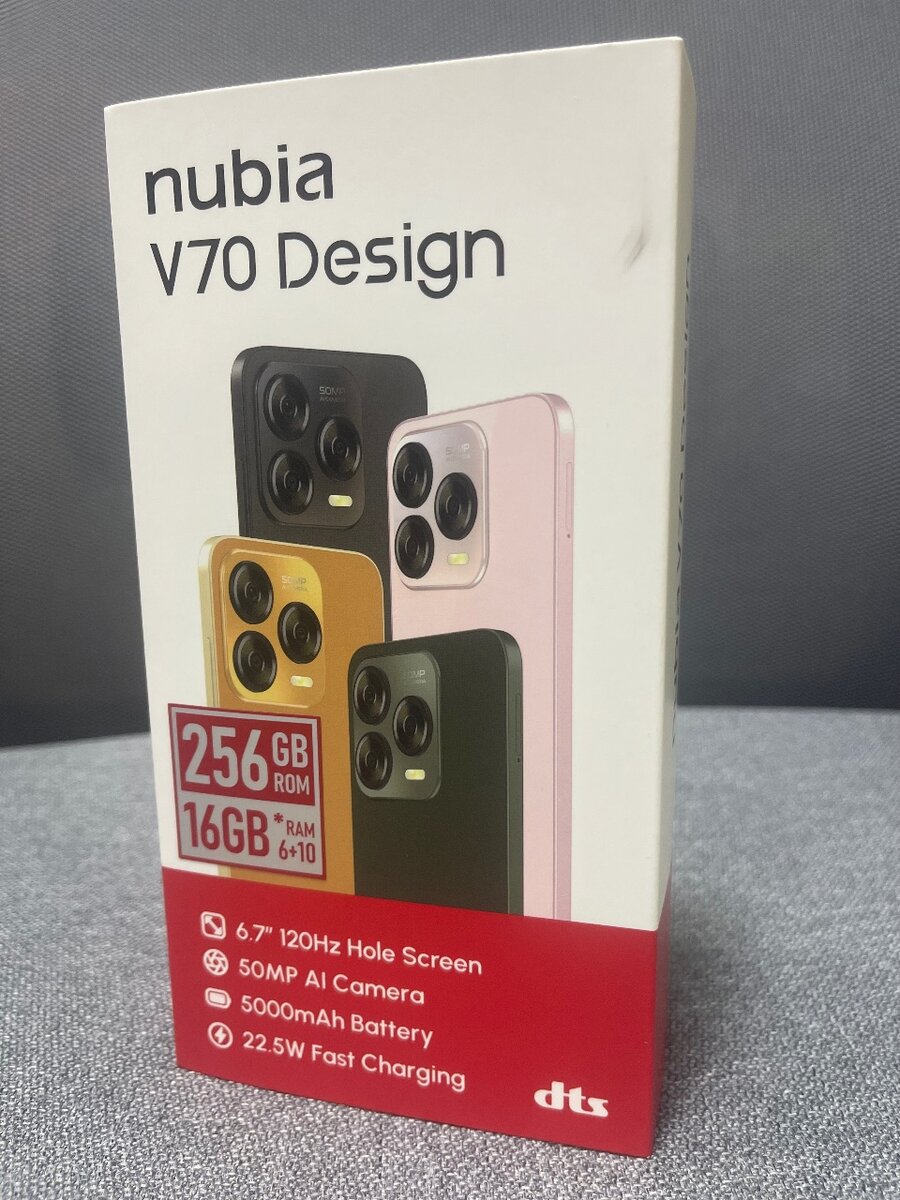 Nubia V70 Design 256GB 6.7"