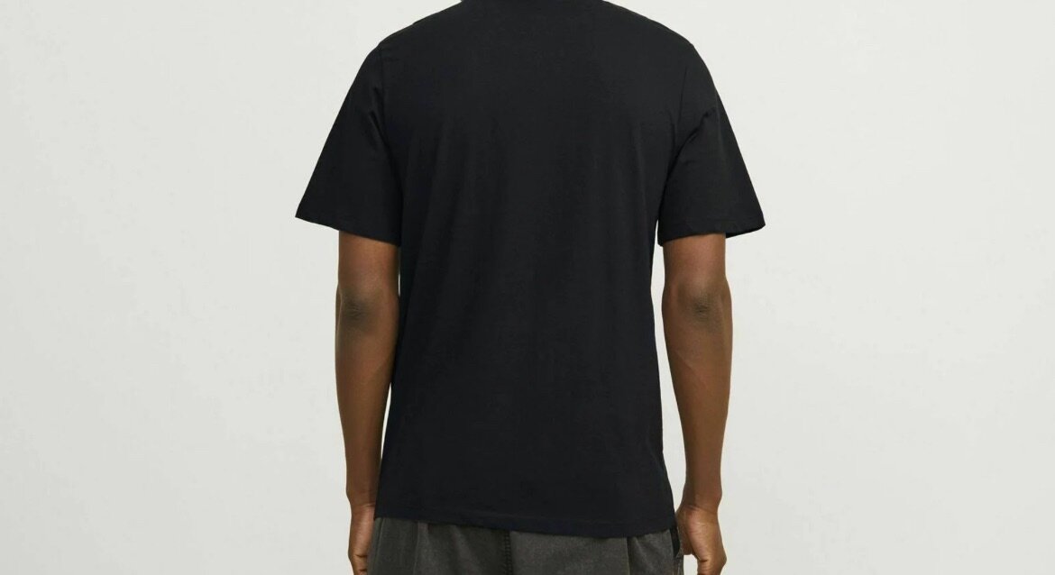 T-shirt noire Jack & Jones