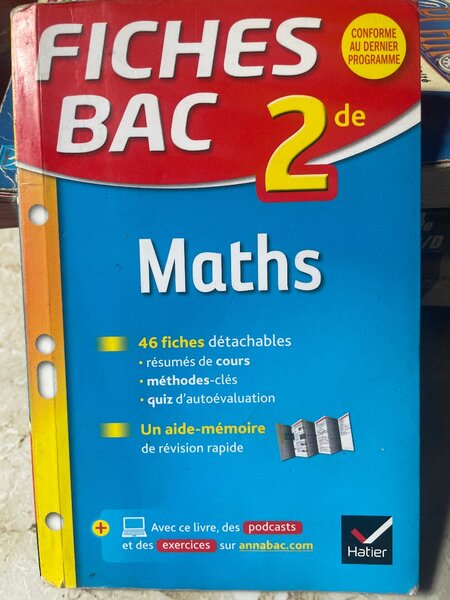 Fiches Bac Maths 2de