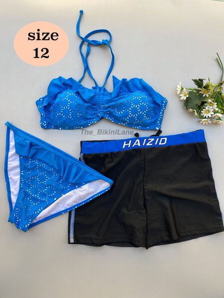 Three piece shorts swimwear