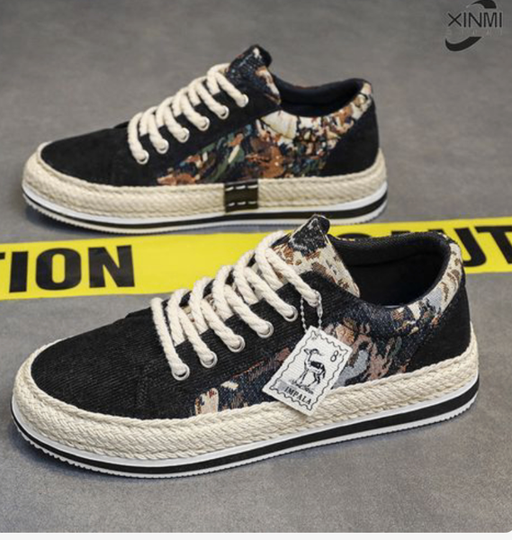 Baskets décontractées imprimées florales