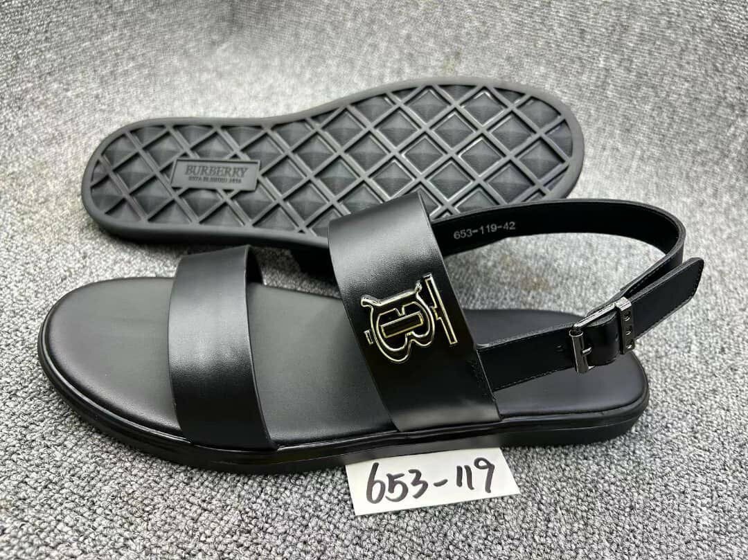 LEATHER SLIPPERS solid