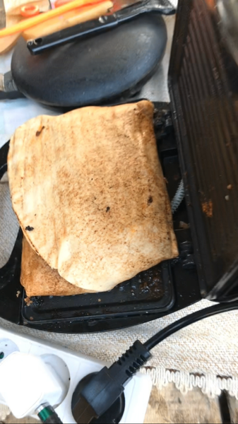 Notre double chawarma fromage