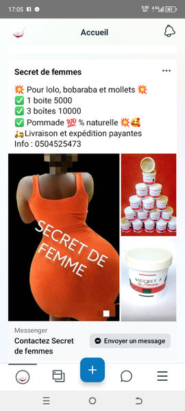 Crème bobaraba mollets cuisses lolo