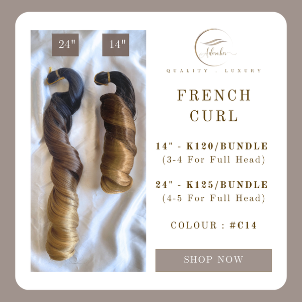 Colour #C14 - 24inch French Curl