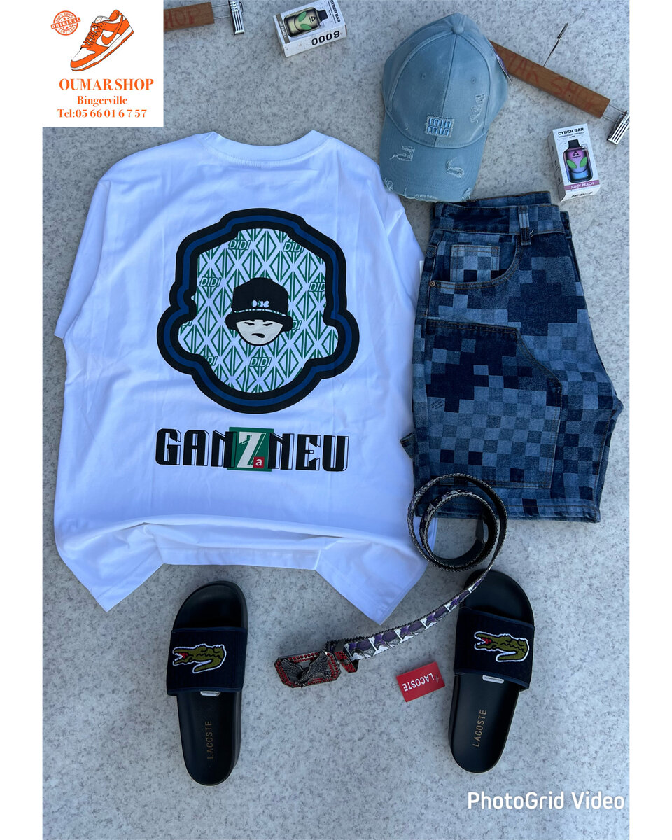 T-shirt et Short Décontracté Homme