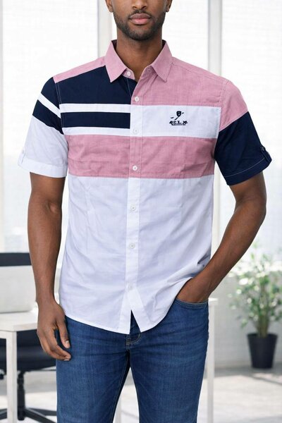 Chemise casual multicolore
