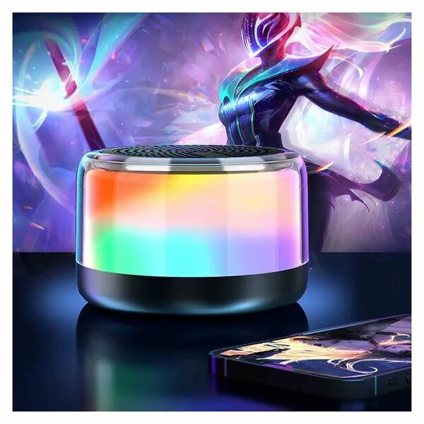 Enceinte Bluetooth K8 Lumineux Blanc