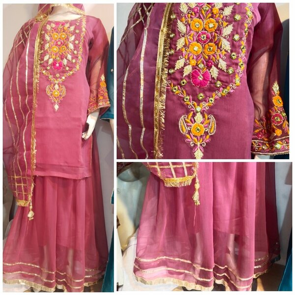 Aripaki embroidery suit